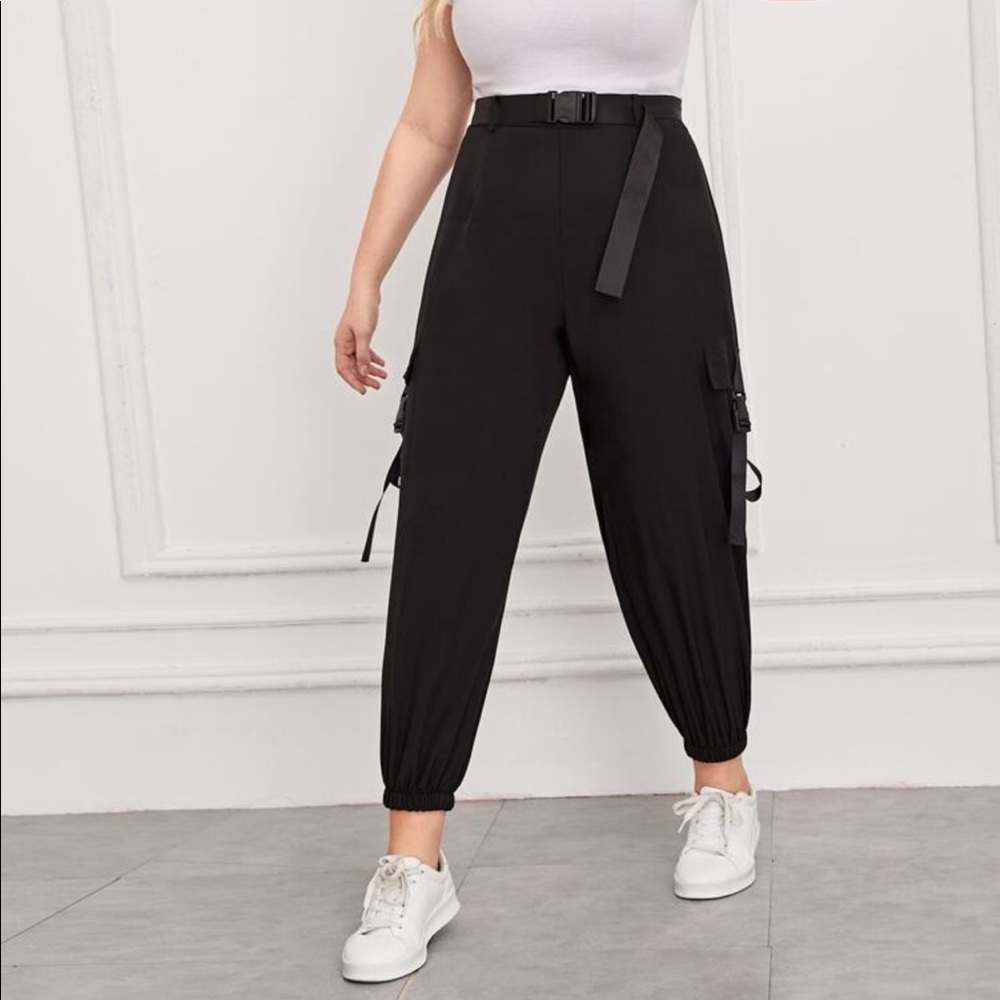 Belted Cargo Pants